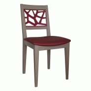 Chaise Joana en bois massif et métal - fabrication française - disponible en hêtre ou chêne avec finitions personnalisables_3