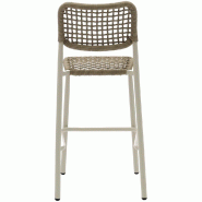 Dante - Tabouret de bar empilable Piètement sable + Corde_3