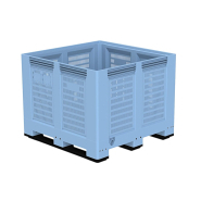 Caisse-palette plastique grand volume 1060 L adaptée à une utilisation intensive - 1200 x 1200mm_4