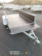 Remorque LIDER côtés bois - 2 essieux - PTAC 750kg - 250 x 132 cm - Référence SARIS_WOODY_BT75_3