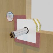 Bande intumescente pour calfeutrement de passages techniques