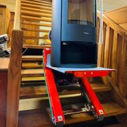 Diable électrique à chenilles et plateau inclinable - Domino Automatic - capacité 300 ou 400 kg_4