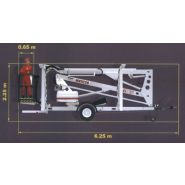 Nacelle tractable PARMA 15T - LVM SARL - hauteur de travail 14,85 m - charge 200 kg - déport 7,30 m_3