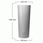 Réservoir stone - silver - 350l