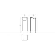 Poubelle publique - Komserwis Lido 003232 - 40L - Design par Andrzej Klisz_3