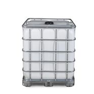 266169w - Cuve IBC pour produits dangereux - 1000 litres - Patin en acier - Certification UN 31HA1/Y_3