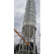 Silo à ciment 100 tonnes conçu pour un assemblage facile et précis