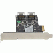 Carte Contrôleur SATA PCIe 8 ports - Carte Extension SATA PCI Express 6Gbps avec 4 Contrôleurs Hôte_3