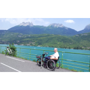 Vélo pour handicapé électrique 20'' avec frein à disque et frein de stationnement V brake - Tracteur tout terrain pour personne à mobilité réduite_3