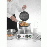 Gaufrier rond Ø190mm 20 gaufres/h 1000W HENDI_3