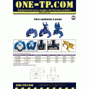 Pince de levage pour canalisations et poteaux - Diamètre 100 à 400 mm - Capacité 300 kg - Rotation ou tiltrotator_3