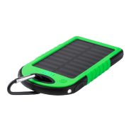 Power bank USB - plastique silicone - pile 4000 mAh - chargeur solaire et lampe LED_3