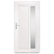 Vidaxl porte d'entrée blanc 108x208 cm pvc 3157099_3