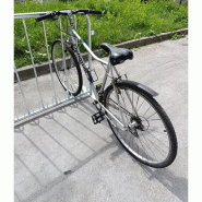 Barrière 2 m pour 11 vélos mobile avec pieds amovible_3
