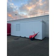 Bungalow monobloc ou juxtaposable standard - dimensions 6050x2450x2730mm - structure galvanisée avec isolation et équipements électriques_4