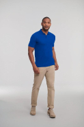 Polo homme Authentic Eco - Réf: RU570M - 65% polyester et 35% coton - Lavable à 60°C - Marque Russell_3