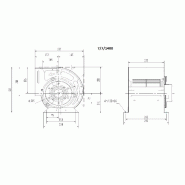 Ventilateur 7/7/1400 - 1500 m3/h - 0,4 kW - Référence 7225.0045_3