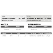 Cp-1980 50 Hz triphasé groupe électrogène en container - 2.019,6 kVA - moteur Perkins - alternateur Stamford_3