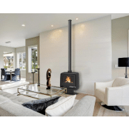 Poêle à bois PAUL sur pied 10 kW en fonte - étanche - Eco Design 2022 - double combustion - Flamme Verte 7 étoiles_3