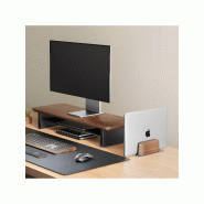 Support d'ordinateur/tablette en bois et aluminium noir_3