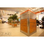 03.068.Sn - Poubelle publique Salver - Zano - 60 kg - avec repose-plateaux et système de vidage facile_3