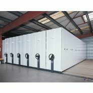 Système d'entreposage mobile pour archives sécurisées