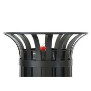 003203 - Poubelle publique Sofia Komserwis - 70 L - Hauteur 89 cm - Diamètre 52/40 cm_3