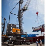 LHM 280 - Grue portuaire mobile Liebherr - Capacité de levage max 84t, portée 40m_3