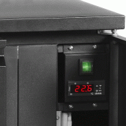 Refroidisseur de fût 2 portes CKC6 noir TEFCOLD_3