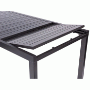 Table de jardin extensible compact 180/240x95x75cm – MTF – aluminium – 2nab3125_3