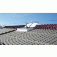 Lanterneau ponctuel ecobac 160 pn / sur embase en polyester / avec protection solaire_3