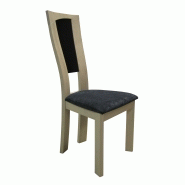 Chaise Nymphéa en bois massif - dossier personnalisable - fabrication française - plusieurs essences et finitions_3