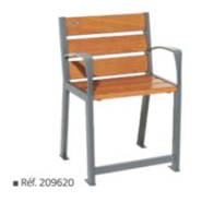 Banc et fauteuil SILAOS pour seniors - Rehausse 10 cm, repose-pieds et accoudoirs adaptés_3