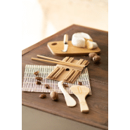 Set de préparation de sushi en bambou - natte, palette et baguettes incluses - 600 gr_3