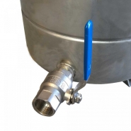 Cuve ronde pour échaudage de volaille à température contrôlée