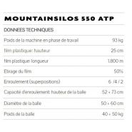 Mini-enrubanneuse pour fenaison adaptée aux petits tracteurs