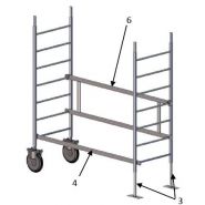 Échafaudage roulant spécial taille-haie - fortal sa - charge d’exploitation 200 kg/m²_3