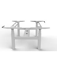 Piètement motorisé DUODESK - pour open space ou bureaux partagés - hauteur réglable 65 à 130 cm - 4 moteurs_3