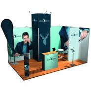 Stand modulaire - solutions évolutives pour salons et expositions - 9m² à 18m² avec accessoires personnalisables_3