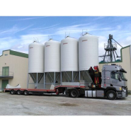 Silo de stockage avec cône translucide et ventilation Ø140mm