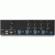 Switch KVM double affichage HDMI 4K 30 Hz à  4 ports avec hub USB intégré_3