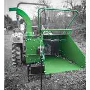 Broyeur de bois pour tracteurs avec système de sécurité intégré