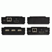 Extendeur KVM 4K HDMI sur Fibre Optique - Extender Commutateur Console KVM HDMI Video & USB - jusqu'_3
