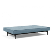 Innovation Living - Canapé Splitback Styletto Convertible Lit 115x210 cm - Pieds chêne noir - Tissu Mixed Dance Light Blue_3