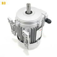 Moteur électrique triphasé 230/400V - 0,75 kW - 1500 tr/min - MH380G4B3 - Aluminium Bride B3_3