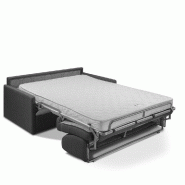 Canapé convertible Paradiso Express 120 cm - Matelas 14 cm - Bleu Paon - Fabrication artisanale italienne_3