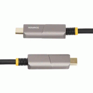 Cble USB-C vers HDMI 2.0 Optique Actif (AOC) de 15,2m, 4K 60Hz, Classé CL3, Cble Optique Actif, C_3