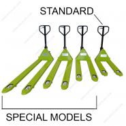 Transpalette manuel FPGS SPE Ferplast - 2500 kg - Fourches spéciales de 600 à 2000 mm_3