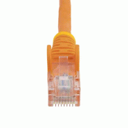 StarTech Cble réseau Cat5e sans crochet de 50 cm - Orange_3