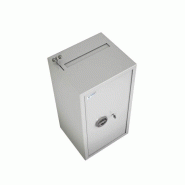 Coffre fort dépôt de fonds - Levier avec système anti-pêche - homologué Classe S1 - Serrure électronique - HARTMANN SE 901 - Serrure à clé_3